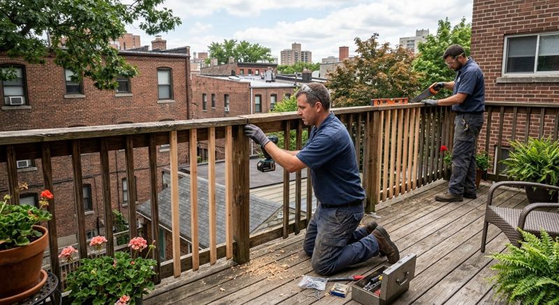 Balcony Rail Repair Service